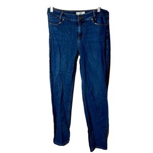 J. Jill Weekender Straight Leg Jeans Size 6 Blue Classic Pant Denim Five Pocket